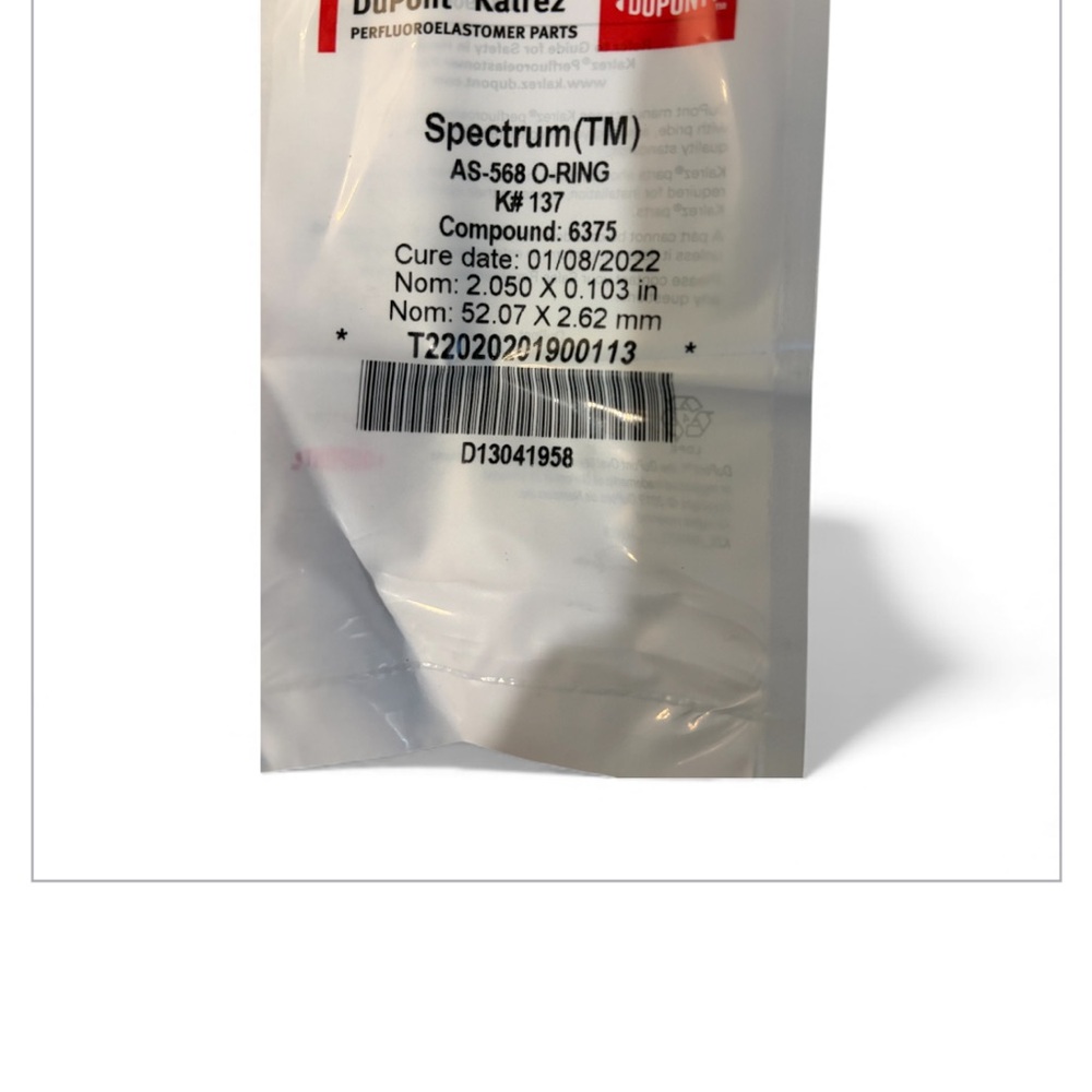 DuPont Kalrez Spectrum AS568 O-Ring K#137 Compound:6375 NWT - Picture 2 of 6